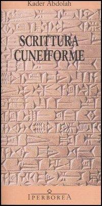 Copertina del libro Scrittura cuneiforme