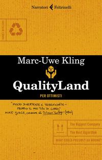 Copertina del libro Qualityland. Per ottimisti