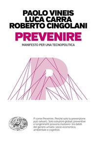 Copertina del libro Prevenire. Manifesto per una tecnopolitica